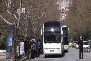 Ankara'da Cumhurbaşkanlığı eylemi