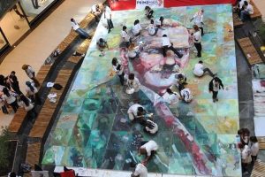 70 metrekarelik Atat&uuml;rk portresi
