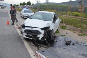 Emniyet kemeri hayat kurtardı