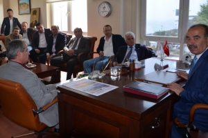 CHP İl Başkanı Metin &Ccedil;elik'ten T&uuml;rkyılmaz'a ziyaret