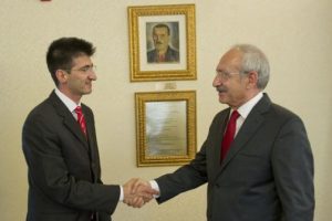 Kılı&ccedil;daroğlu, Teğmen Mehmet Ali &Ccedil;elebi'yi kabul etti