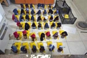 Cami avlusunda 150 molotof