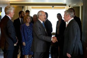 Kılı&ccedil;daroğlu Almanya Cumhurbaşkanı ile g&ouml;r&uuml;şt&uuml;