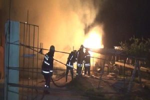 İtfaiyeden koyunları kurtarma seferberliği