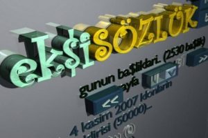 Ekşi S&ouml;zl&uuml;k fena patladı