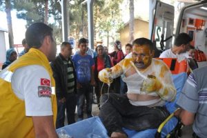 Boya deposunda yangın: 2 yaralı