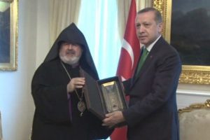 Erdoğan  Ateşyan'ı kabul etti