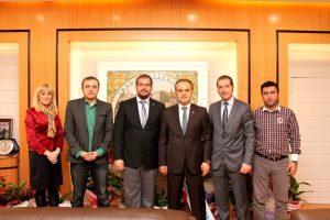 Mimarlar Odası Alinur Aktaş'ı  ziyaret etti