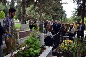 Necati Akg&uuml;n, mezarı başında anıldı