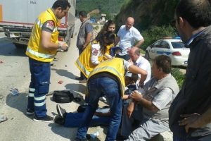 Bursa'da hava yastıkları &ouml;l&uuml;mden kurtardı