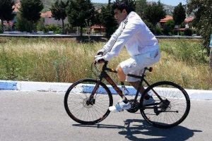 Protez bacakla 600 kilometre pedal
