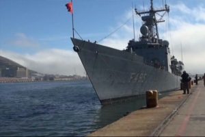 Kızının doğum haberini savaş gemisinde aldı