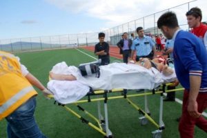 Kurşun kulağından girip g&ouml;z&uuml;nden &ccedil;ıktı