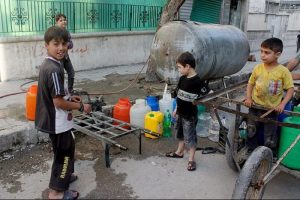 Halep 2 haftadır susuz