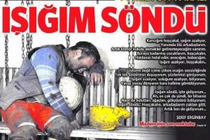 Manşetleri okurken g&ouml;zyaşlarına hakim olamadı
