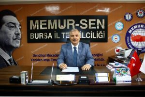Memur-Sen Bursa İl Temsilcisi'nden başsağlığı mesajı