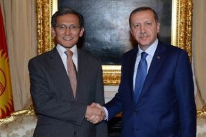 Erdoğan, Kırgızistan Başbakanı ile g&ouml;r&uuml;şt&uuml;