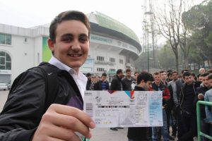 Ma&ccedil; biletinizi almayı unutmayın!