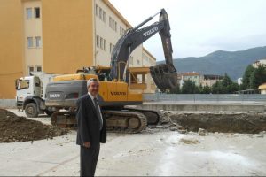 Spor salonu inşaatına başlandı