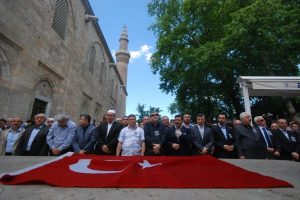 Bursa'da maden şehitleri i&ccedil;in gıyabi namaz