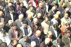 Berlin'de gıyabi cenaze namazı