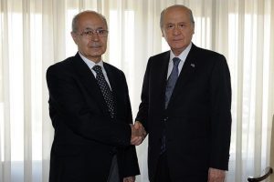 Bah&ccedil;eli 10. Cumhurbaşkanı Sezer'i ziyaret etti