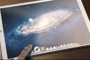 İşte iPad Pro'dan ilk fotoğraf...