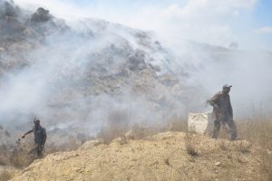 Tekirdağ'da 20 g&uuml;nd&uuml;r s&ouml;nmeyen yangın