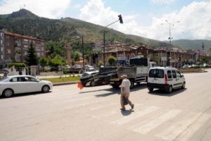 Bu yaya yolu g&ouml;renleri şaşırtıyor