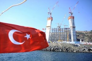 Yavuz Sultan Selim K&ouml;pr&uuml;s&uuml; hızla y&uuml;kseliyor
