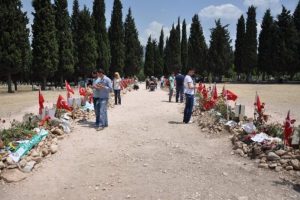 Madenci şehitliği ilk g&uuml;nk&uuml; gibi