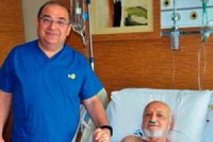 96 yaşında koltuk altından kalp operasyonu