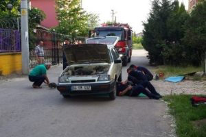 &Ouml;nce okulda sonra otomobilde aynı panik