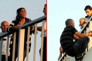 İntihardan vazge&ccedil;ti, eşine saldırdı
