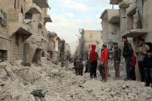 Suriye'de varil ve vakum bombalı saldırı: 16 &ouml;l&uuml;