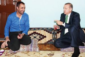Erdoğan'ın g&uuml;ne damga vuran fotoğrafı