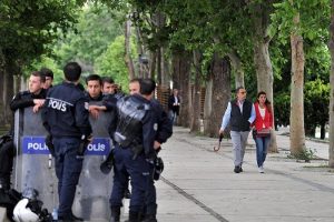 Gezi Parkı'nda yoğun g&uuml;venlik &ouml;nemleri