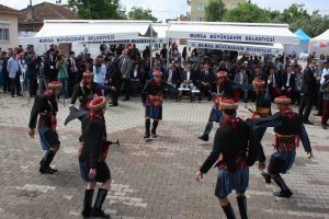 Arın&ccedil; Leylek Şenliği'ne katıldı