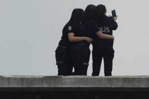 AKM'de selfie