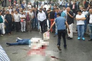 Sokak ortasında uzun namlulu dehşet