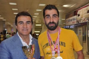 Selahattin Alpay'ın oğlu atıcılıkta şampiyon oldu