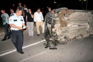 Yeni aldığı otomobili sonu oldu