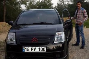 Yeni aldığı otomobili sonu oldu