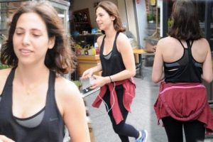 Zehra &Ccedil;ilingiroğlu'nun spor keyfi...