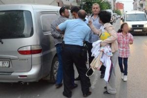 Sokak ortasında dehşet anları