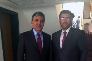 Kaldığı otelde ziyaret edildi