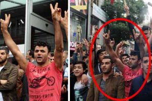 Kafa karıştıran fotoğraf! &Ouml;nce zafer sonra bozkurt!