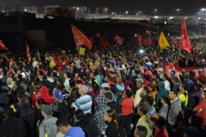 Sao Paulo'da protesto