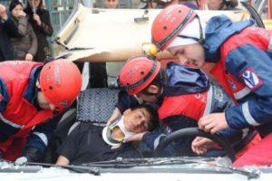 Tesiste deprem tatbikatı