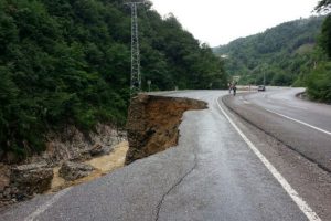 &Ccedil;&ouml;ken yol trafiğe a&ccedil;ıldı